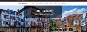 Nueva web de hotel palacete de fuenterrabia
